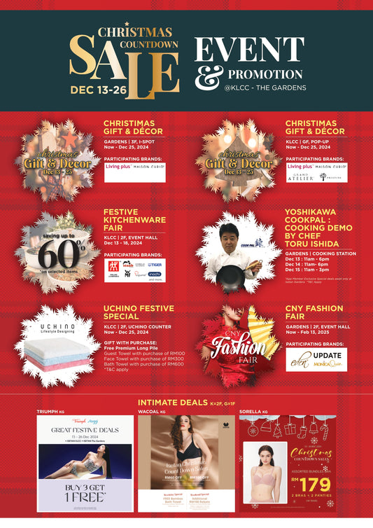 YOSHIKAWA CHEF EVENT 13-15 December @ISETAN THE GARDENS