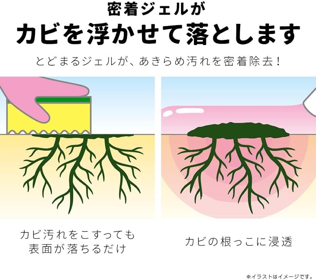 Mold Remover Mould Remover Gel Powerful Professional-Use 業務用スカッとカビ取りジェル 160g, 80g　Made in Japan